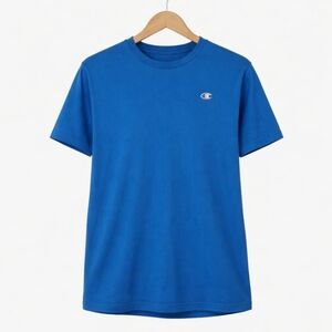 Champion Blue Dri-Fit Short Sleeve Top Size Lg